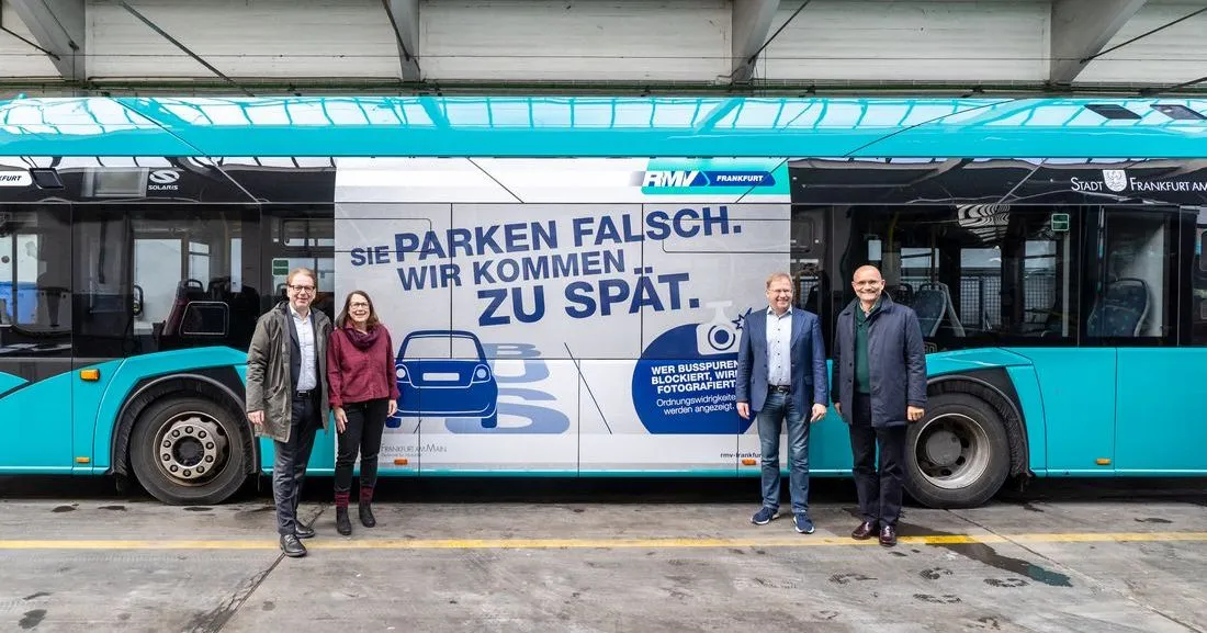 Ab sofort in Frankfurt: Wer Busse blockiert, wird fotografiert