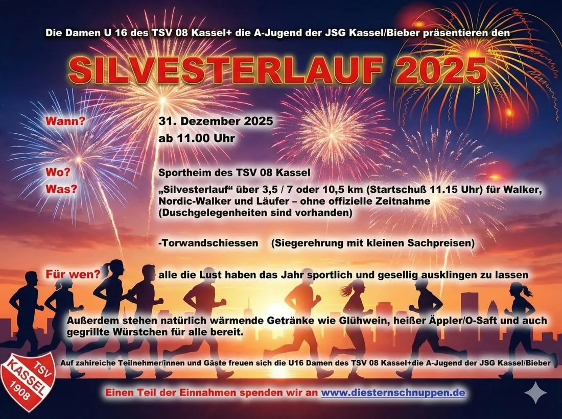 Biebergemünd: 19. Silvesterlauf für jedermann in Kassel