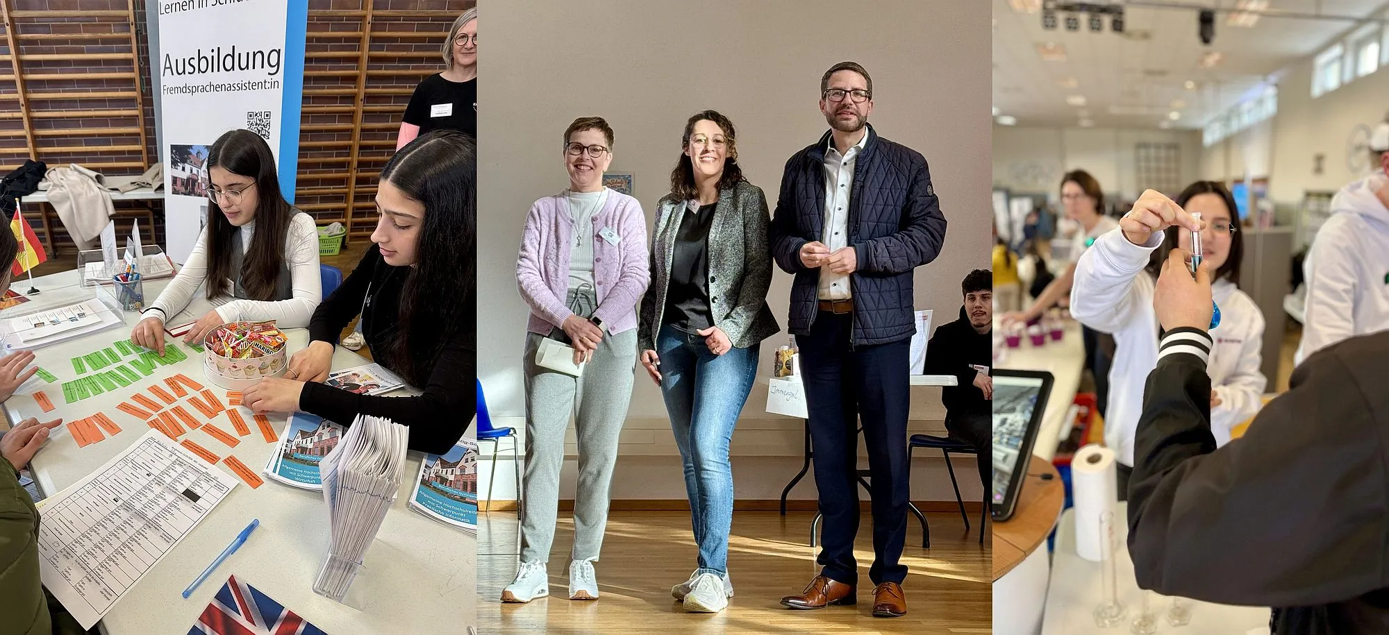 Erfolgreiche Berufsmesse an der Brüder-Grimm-Schule