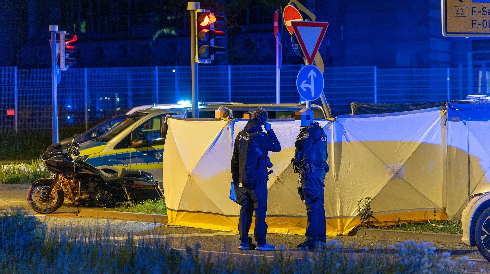 Offenbach: Motorradfahrer bei Unfall tödlich verunglückt