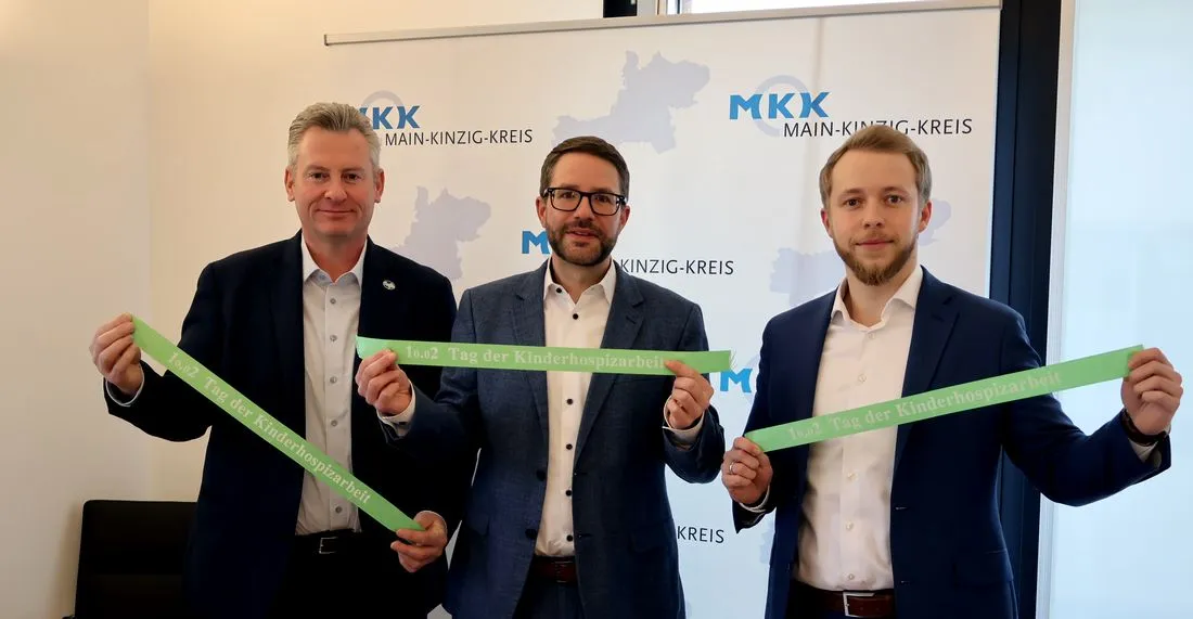 Kreisspitze zeigt Solidarität mit der Kinderhospizarbeit