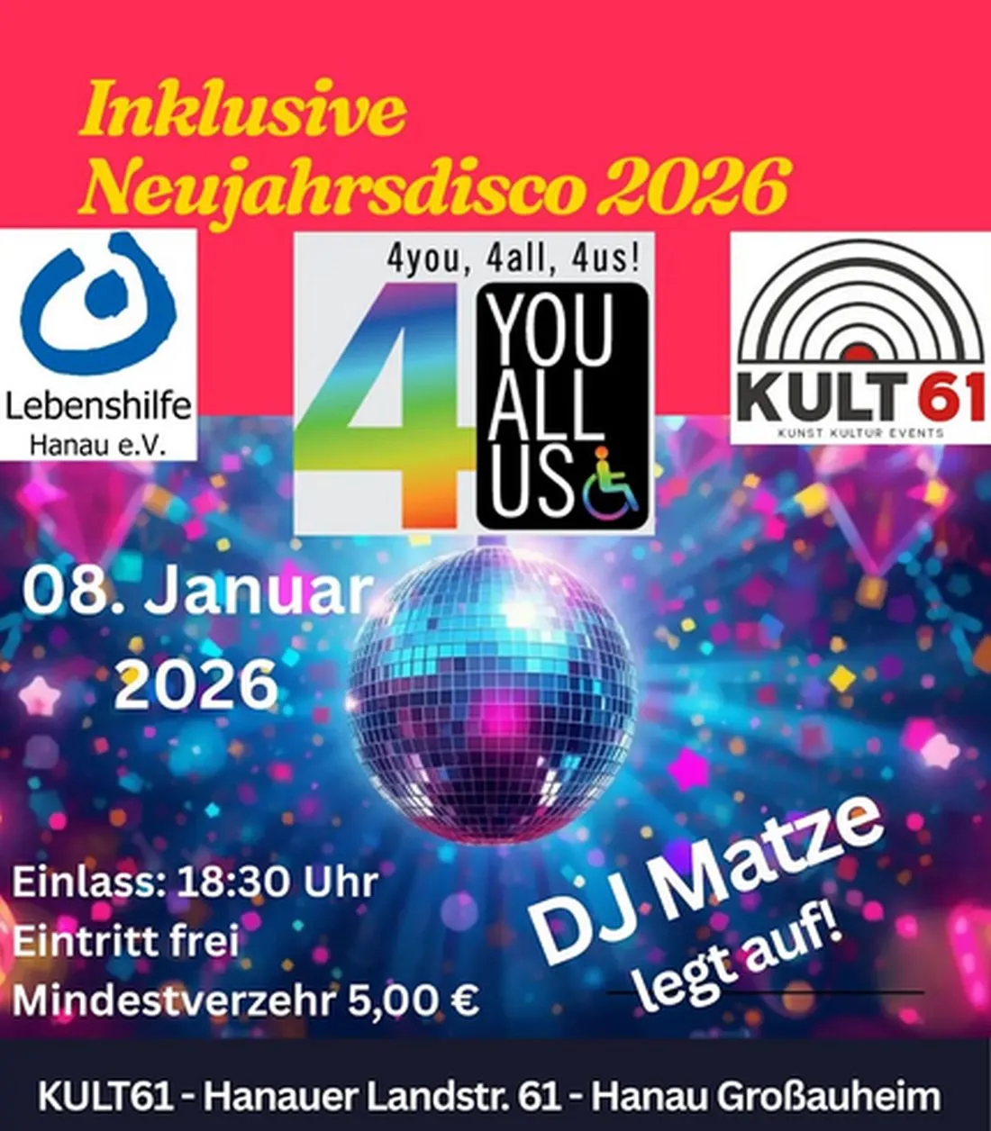 Inklusiver Danceclub der Lebenshilfe "4us" startet ins neue Jahr