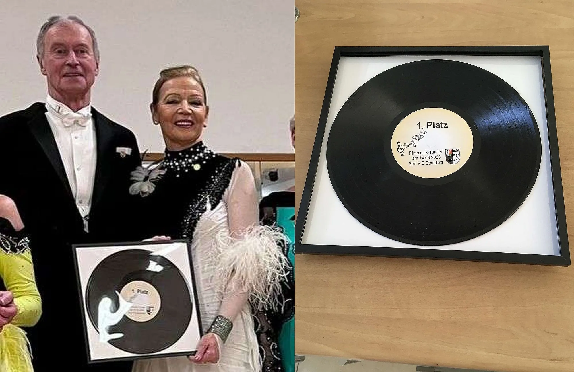 Sieg beim 1. Filmmusik-Turnier für Erika und Herbert Frieß
