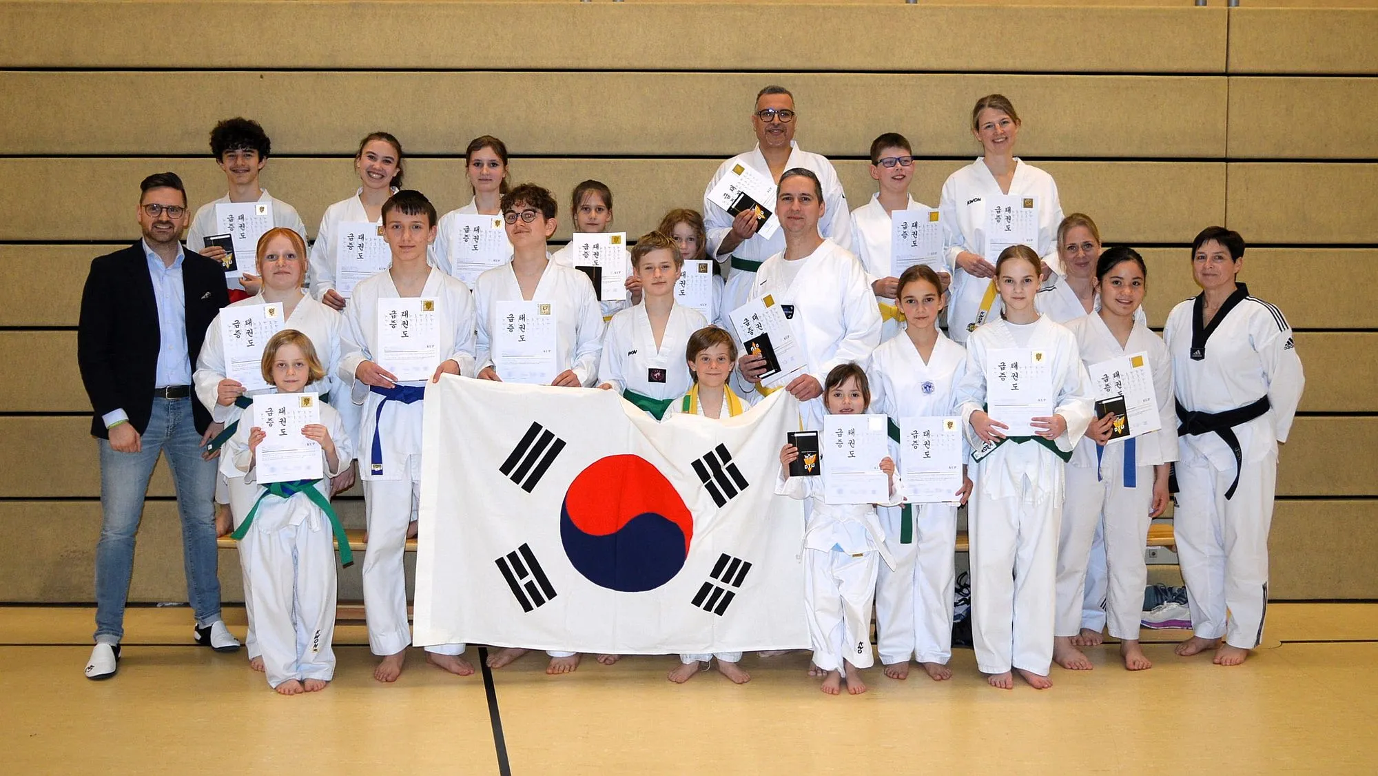 Frühjahrsprüfung beim Taekwondo Club Freigericht