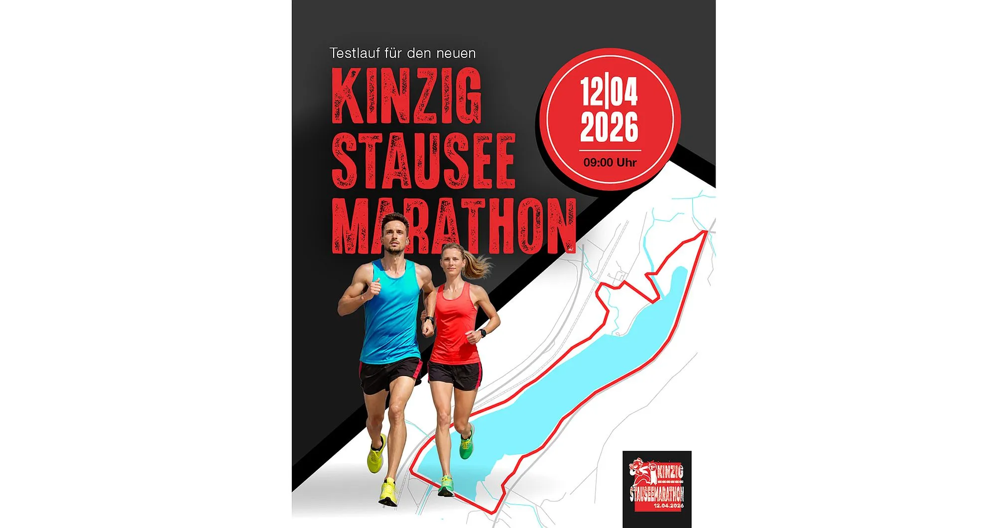 Testlauf für neuen Kinzig-Stausee-Marathon am Kinzigstausee