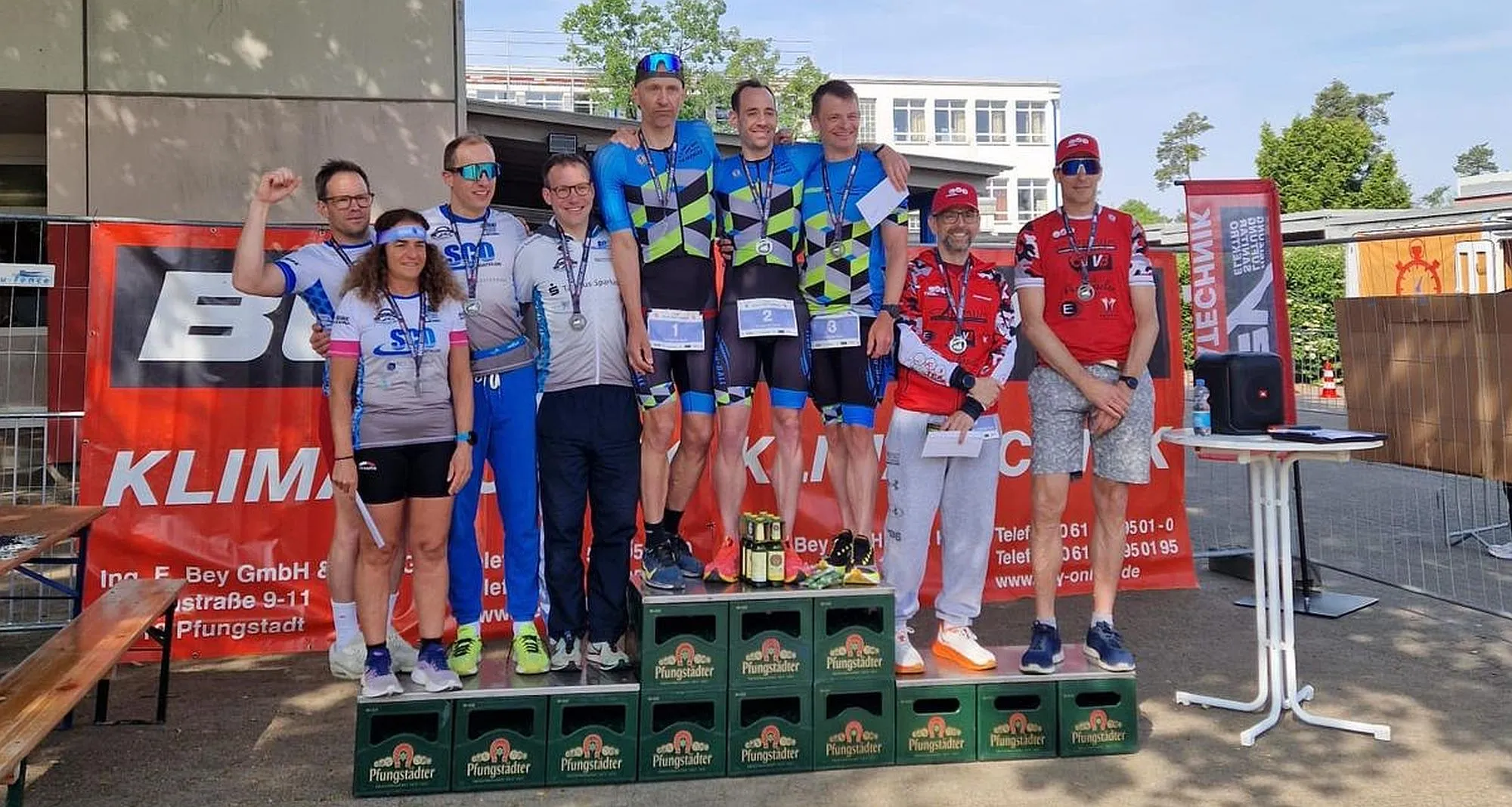 Tria-Team Bruchköbel glänzt beim 18. Short-Track Triathlon in Griesheim