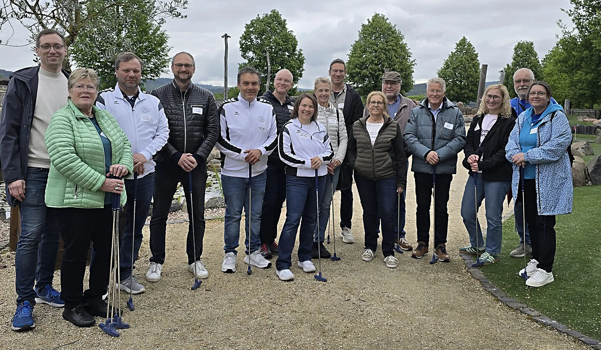Networking beim Abenteuergolf