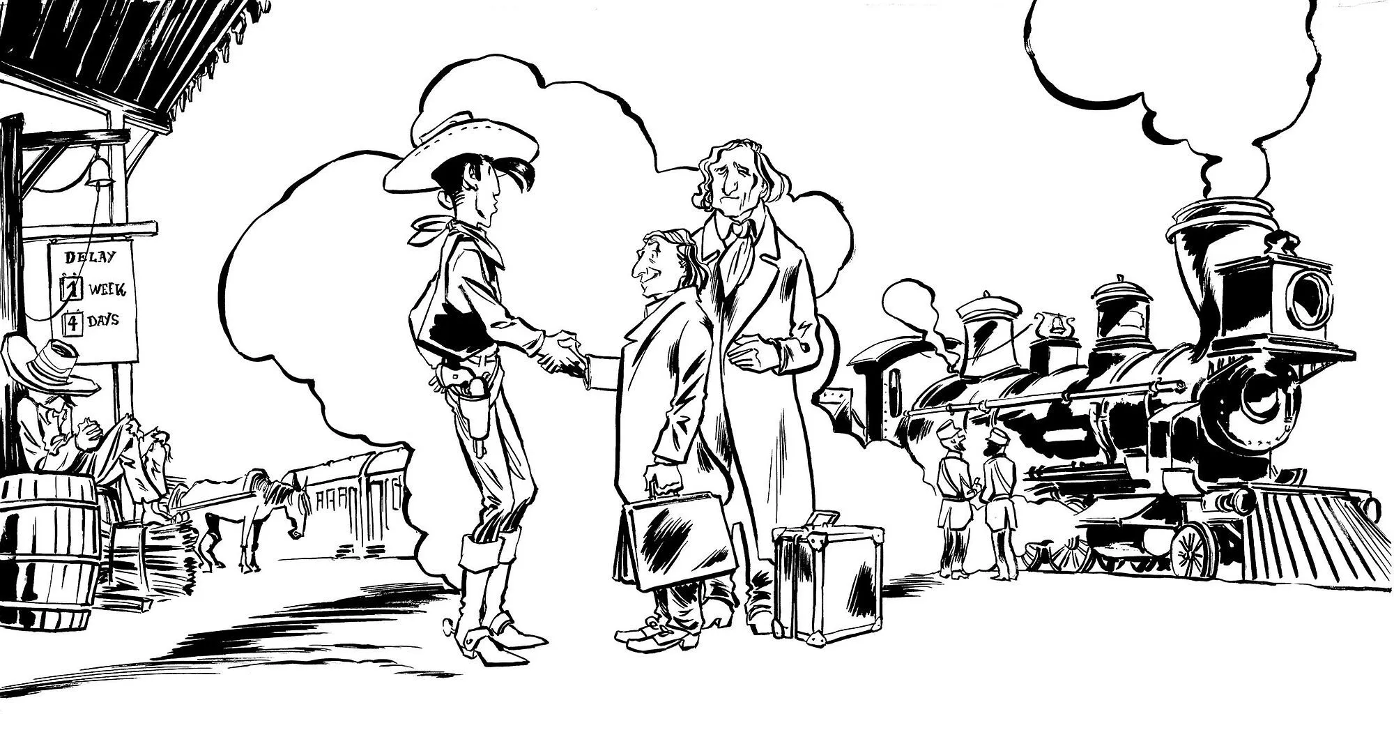 Comic-Superstar Lucky Luke geht mit Brüdern Grimm auf Abenteuerreise